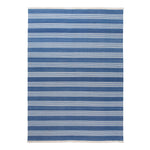 Blue Flatweave Cotton Rug - 9' x 12'2"