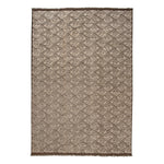 Brown Modern Wool Rug - 12' x 18'