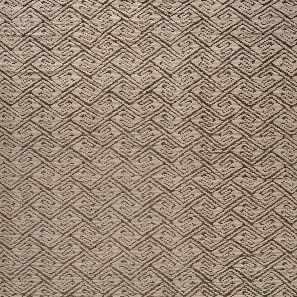 Brown Modern Wool Rug - 12' x 18'