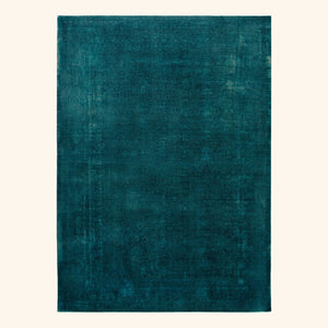 Blue Overdyed Wool Rug - 9'8" x 13'7" Default Title