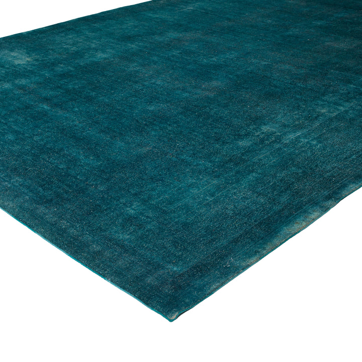 Blue Overdyed Wool Rug - 9'8" x 13'7" Default Title
