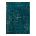 Blue Overdyed Wool Rug - 12'4" x 17'