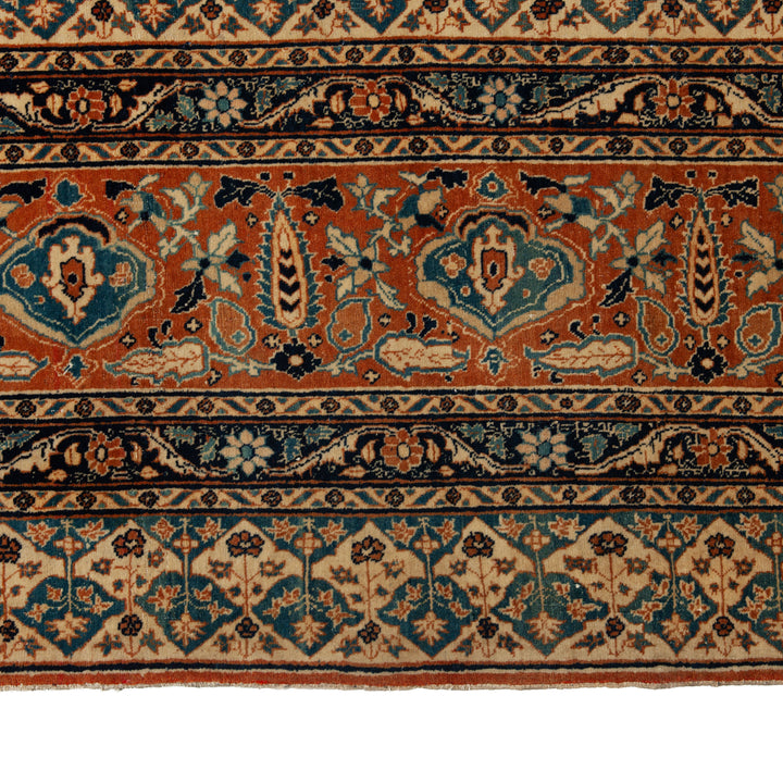 Brown Vintage Traditional Wool Persian Rug - 12'7" x 18'3"