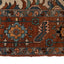 Brown Vintage Wool Heriz Persian Rug - 10'8" x 13'6"