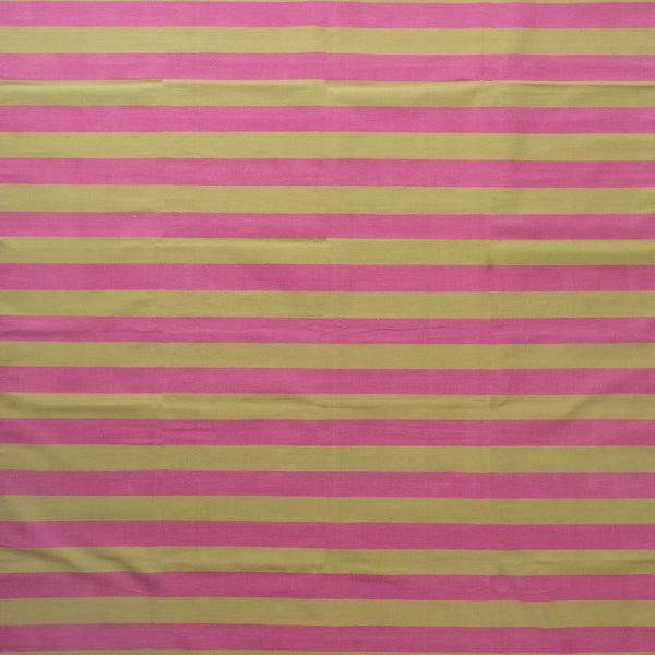 Pink Striped Flatweave Cotton Rug - 8'1" x 11'1" Default Title