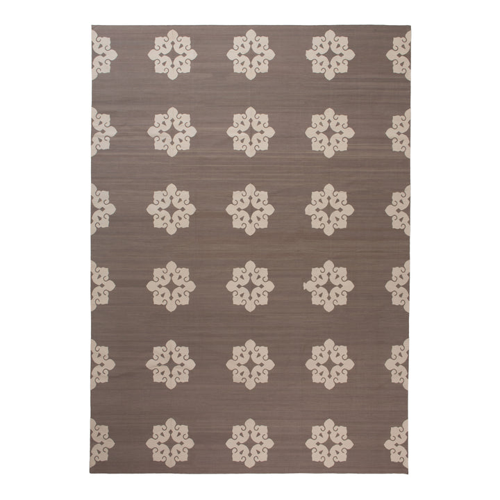 Grey Flatweave Cotton Rug - 10' x 14'