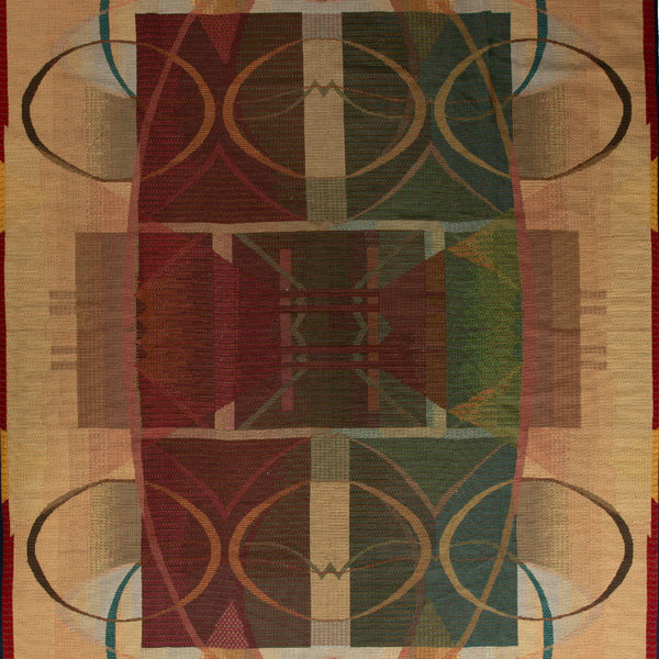 Multi Modern Wool Rug - 10'4" x 13'1" Default Title