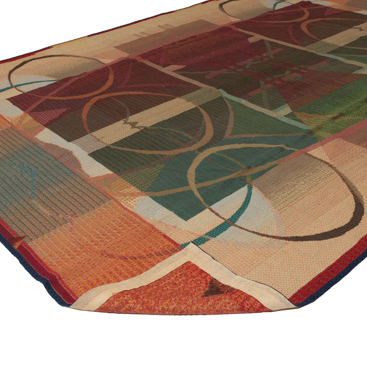 Multi Modern Wool Rug - 10'4" x 13'1" Default Title