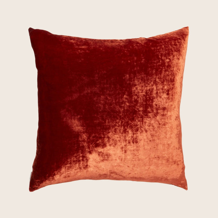 Velvet Pillow Rust