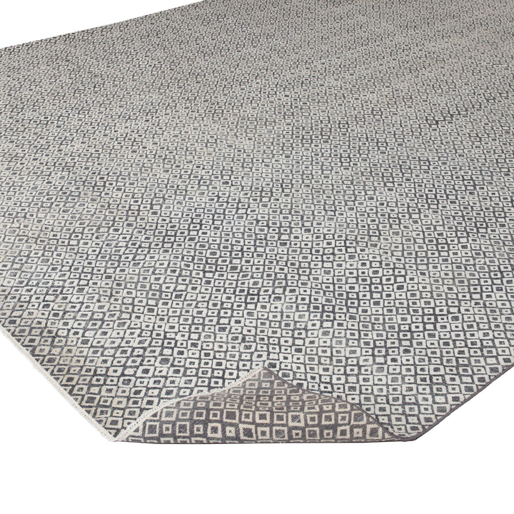 Grey Transitional Wool Rug - 10' x 14'7" Default Title