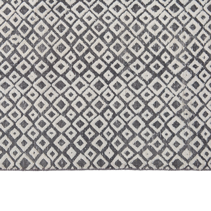 Grey Transitional Wool Rug - 10' x 14'7" Default Title