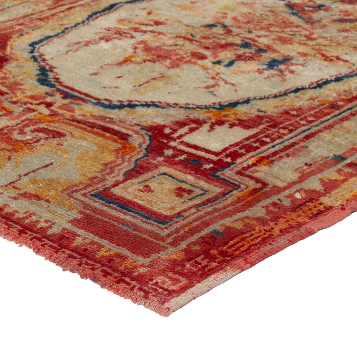 Vintage Traditional Anatolian Wool Rug - 3'7" x 4'7"