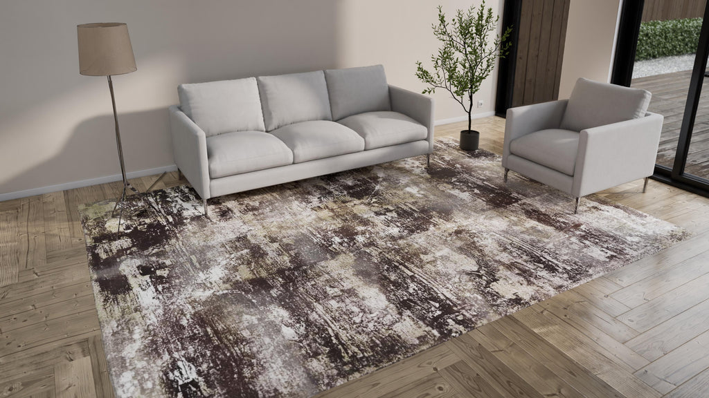 Abstract Area Rug - 9'3" x 12'8"