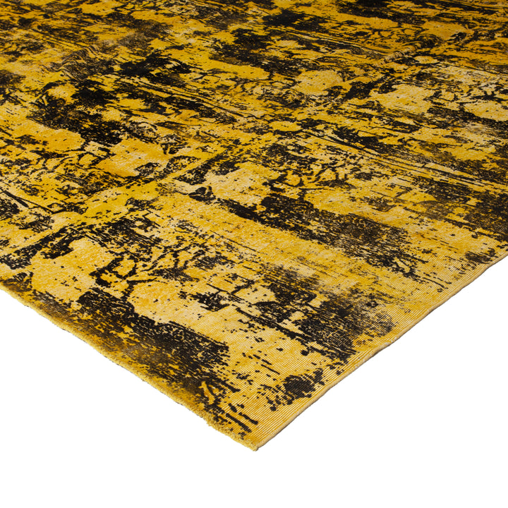 Yellow Overdyed Wool Rug - 12' x 14'