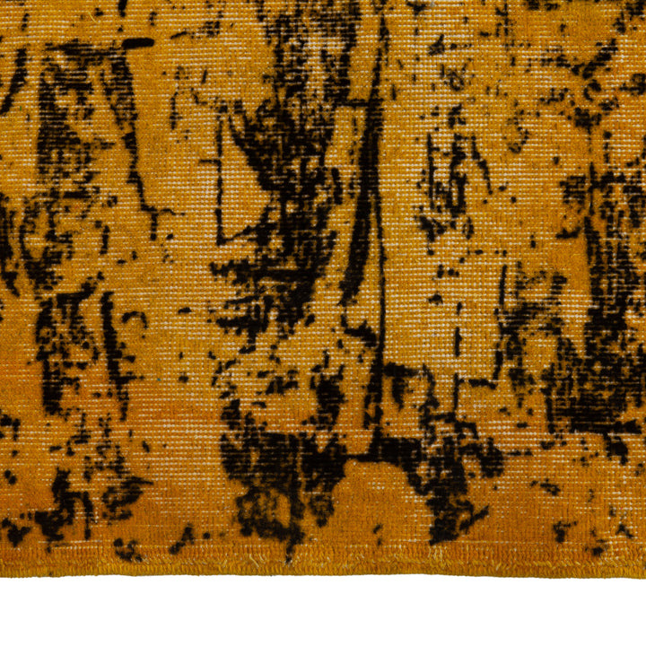 Yellow Overdyed Wool Rug - 12' x 14'