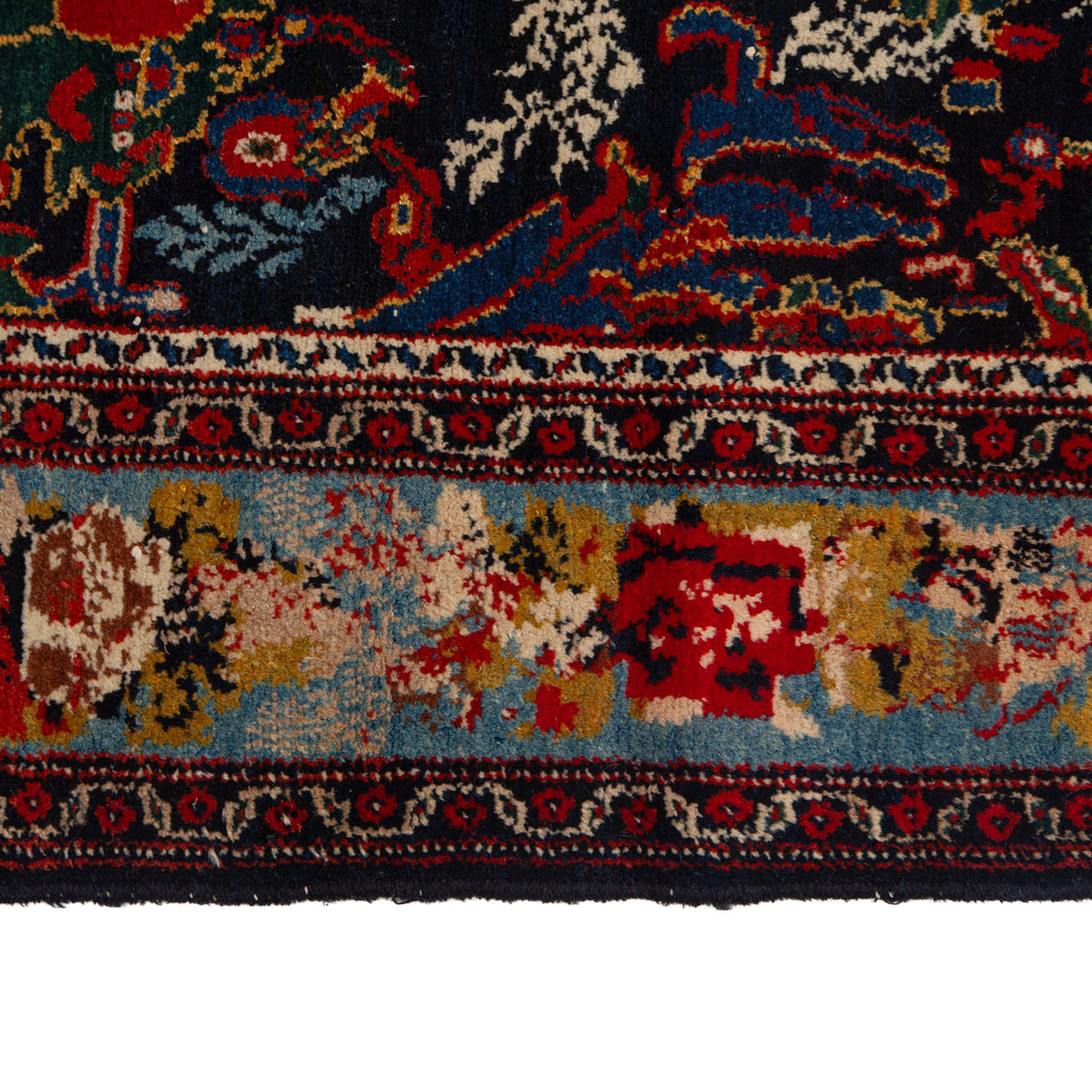 Vintage Traditional Wool Persian Rug - 3'10" x 5'