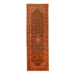 Red Vintage Traditional Wool Rug - 6'5" x 19'6"