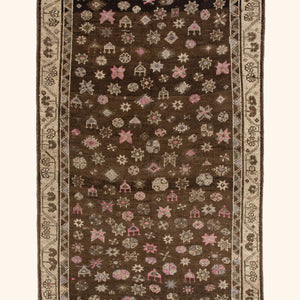 Multi Vintage Traditional Wool Runner - 3'11" x 12" Default Title - hover