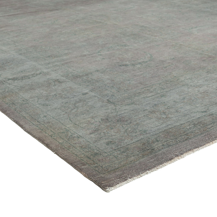 Grey Overdyed Wool Rug - 7'10" x 14'03"