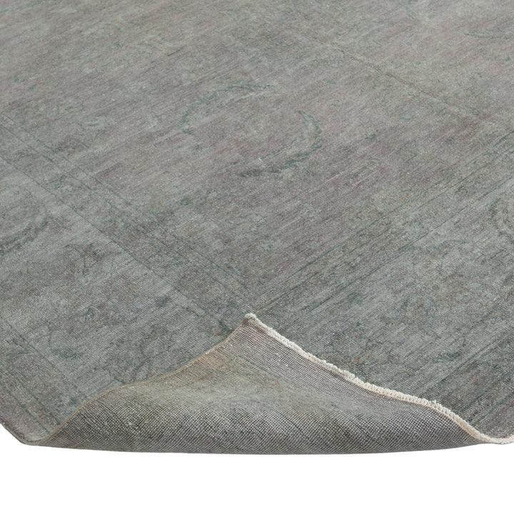 Grey Overdyed Wool Rug - 7'10" x 14'03"