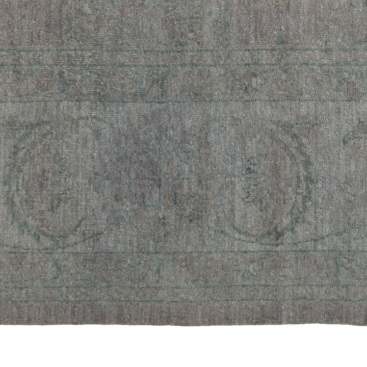 Grey Overdyed Wool Rug - 7'10" x 14'03"