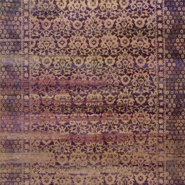 Purple Transitional Runner - 7'11" x 20'1"