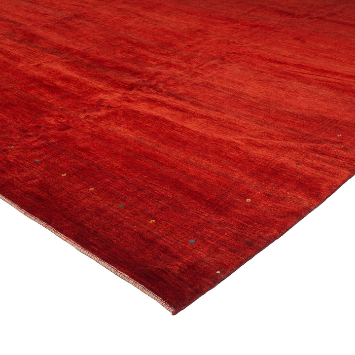Red Modern Wool Persian Rug - 13'1" x 18'4"