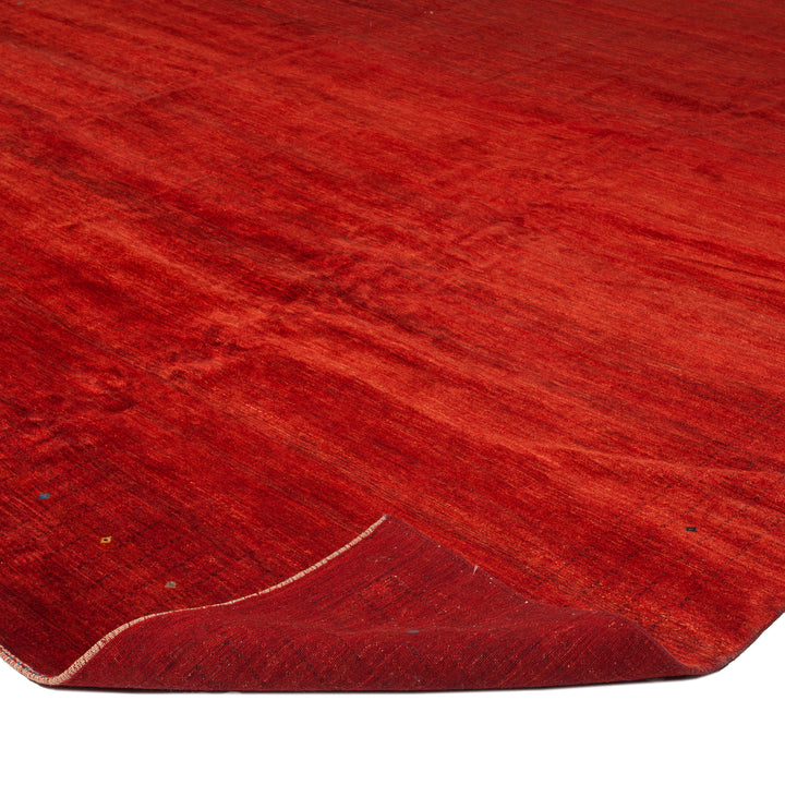 Red Modern Wool Persian Rug - 13'1" x 18'4"
