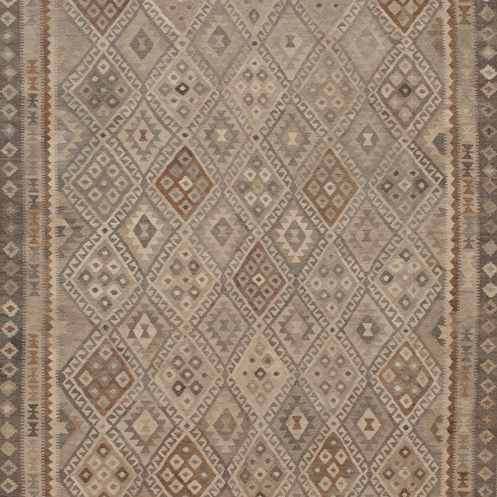 Flatweave Wool Rug - 9'9" x 13'