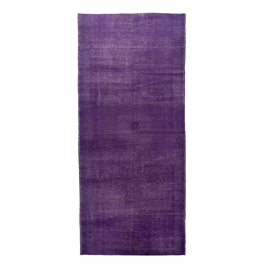 Purple Overdyed Wool Rug - 5'1" x 11'9" Default Title