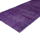 Purple Overdyed Wool Rug - 5'1" x 11'9" Default Title