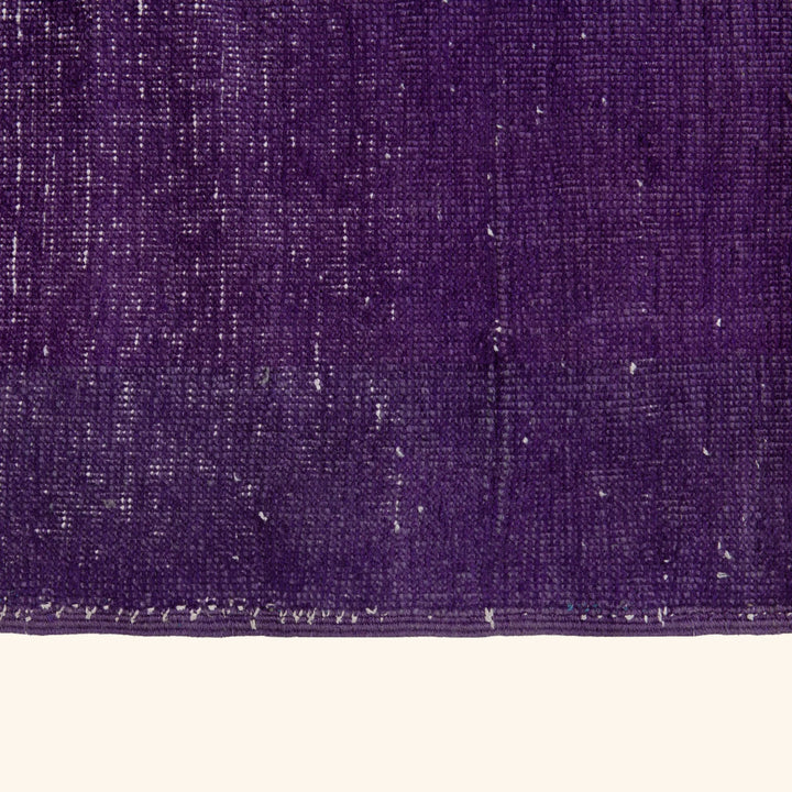 Purple Overdyed Wool Rug - 5'1" x 11'9" Default Title