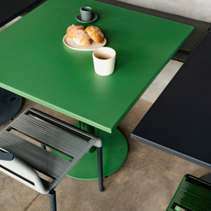 Barcelonette Outdoor Dining Table Black - hover