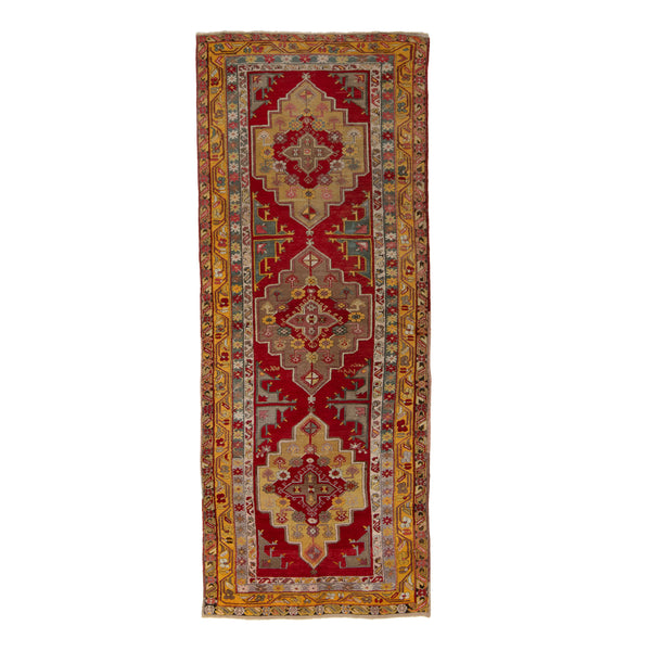 Anatolian Wool Rug - 4'02" x 10'05" Default Title