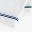 Casale Sheets & Pillowcases, White/Blue