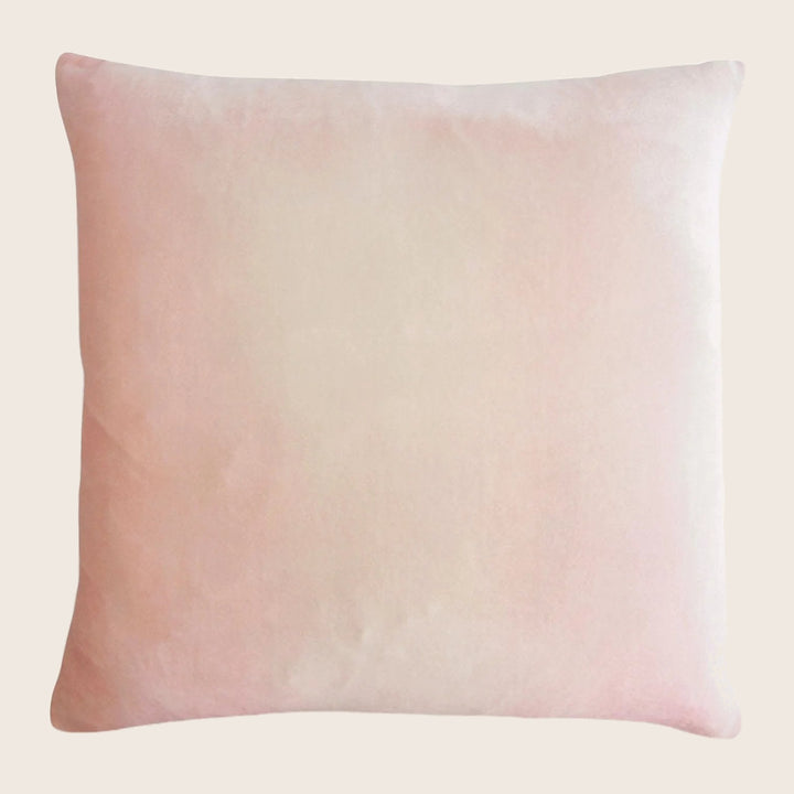 Ombre Velvet Pillow, Blush