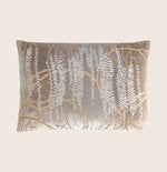 Metallic Willow Velvet Lumbar Pillow, Coyote