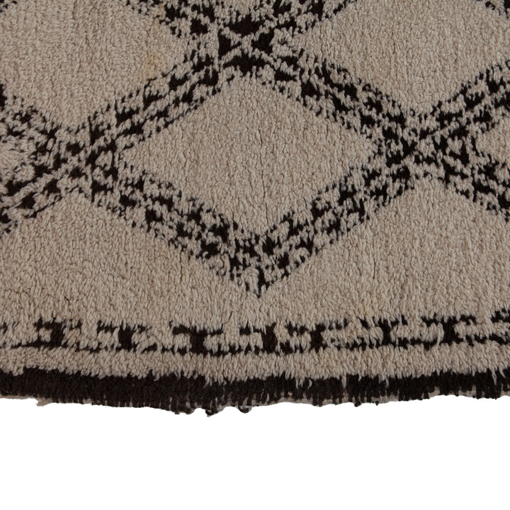 Beige Vintage Moroccan Wool Rug - 6'10" x 12'5" Default Title