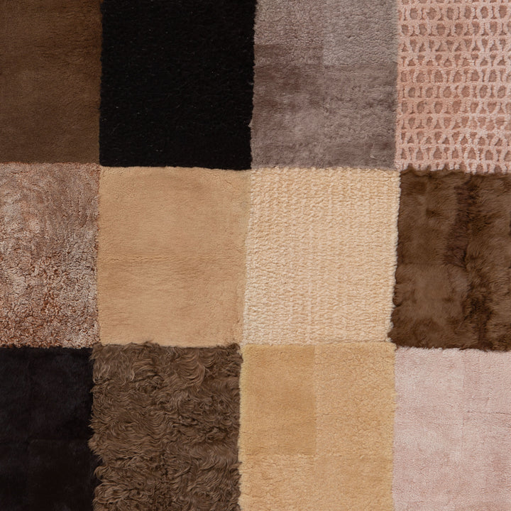 Multi Modern Cowhide Rug - 5'3" x 8'3"