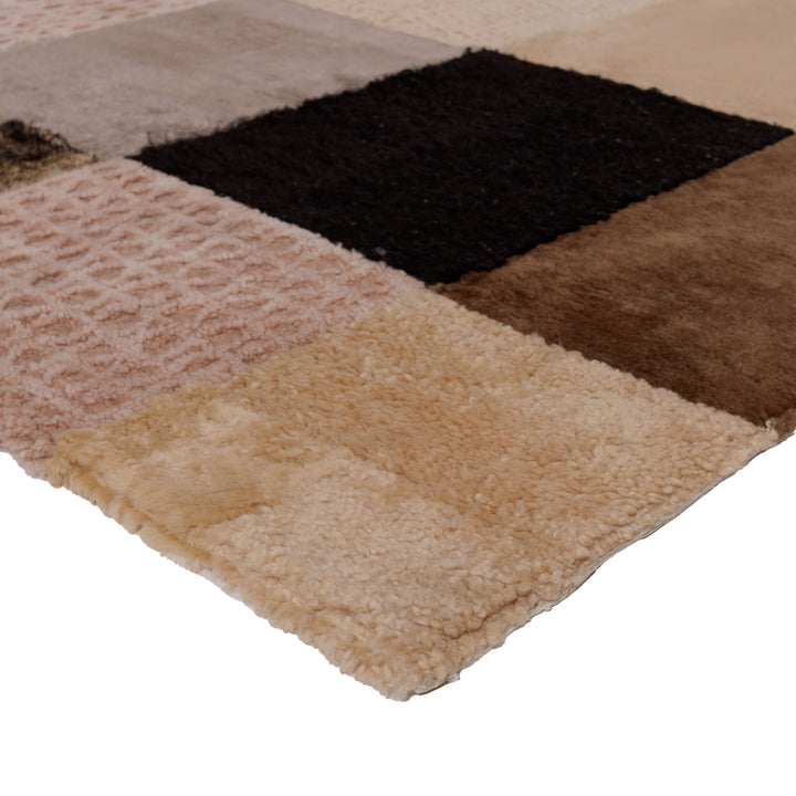 Multi Modern Cowhide Rug - 5'3" x 8'3"