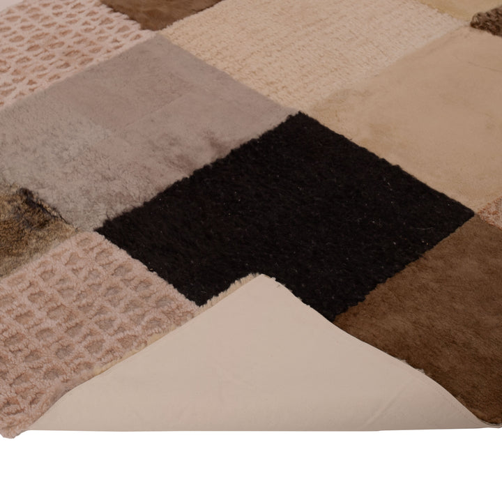 Multi Modern Cowhide Rug - 5'3" x 8'3"