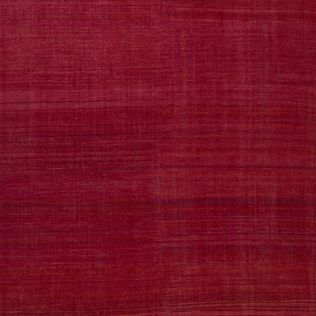 Red Flatweave Cotton Rug - 10'1" x 13'7"