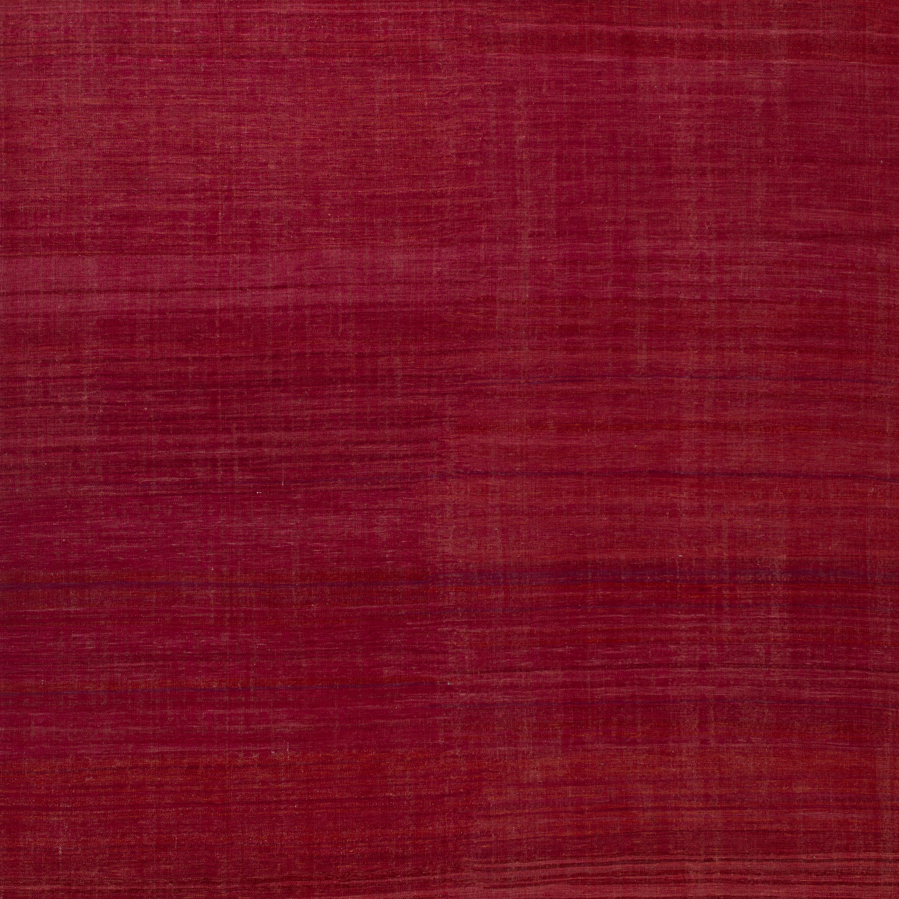 Red Flatweave Cotton Rug - 10'1" x 13'7"