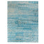 Blue Modern Silk Rug - 9' x 11'11"