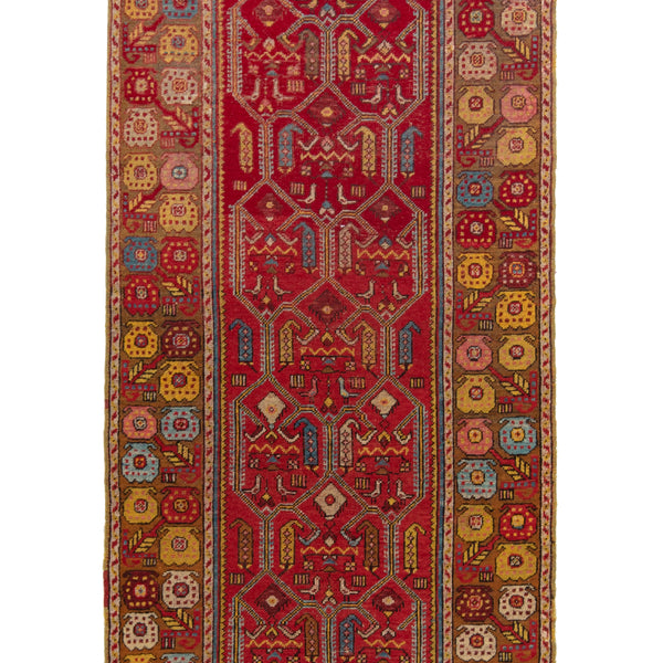 Traditional Wool Rug - 03'04" x 12'10" Default Title