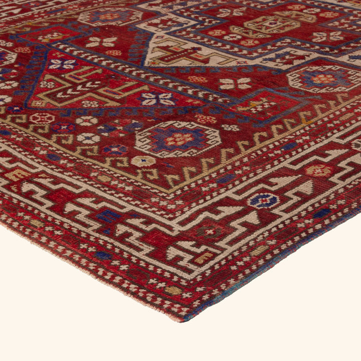 Vintage Traditional Anatolian Wool Rug - 6'9" x 8'9"