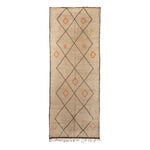 Ivory Moroccan Wool Rug - 6'2" x 16'5"