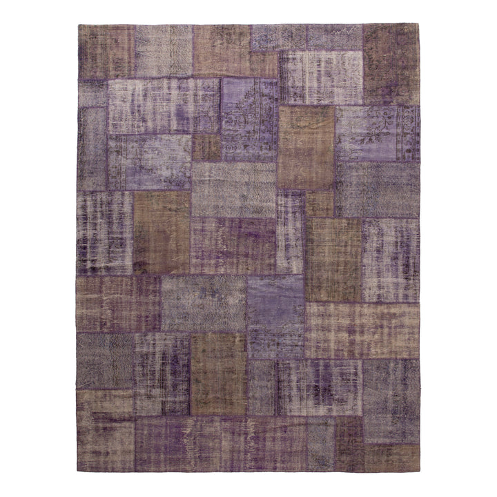 Multi Patchwork Wool Rug - 9'10" x 13'2" Default Title