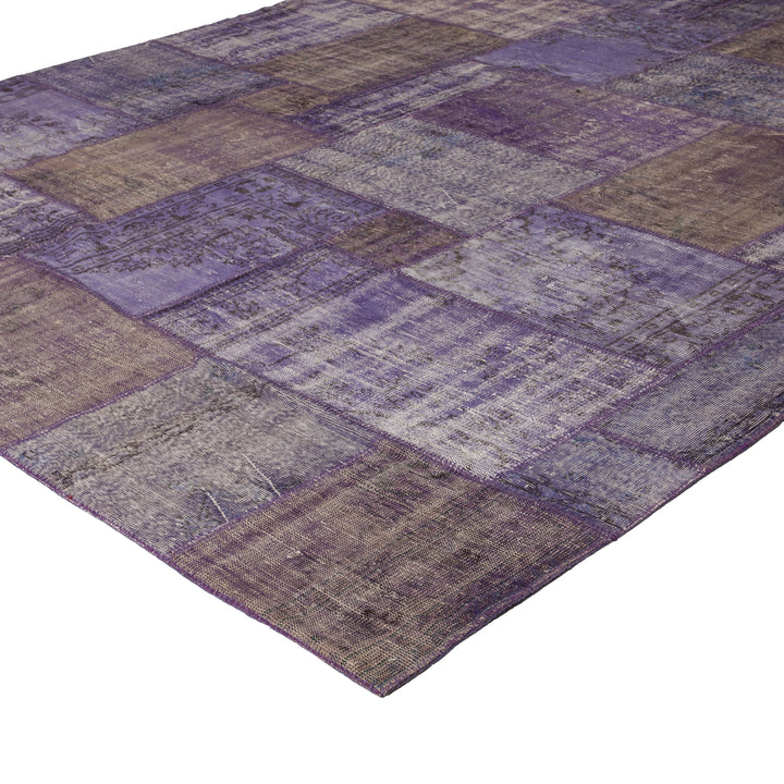 Multi Patchwork Wool Rug - 9'10" x 13'2" Default Title