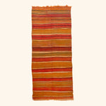 Multi Flatweave Wool Rug - 5'1" x 11'9"